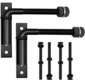 Heavy Duty 3/4" J-Bolt Gate Hinge, 7 Inch Adjustable Hinge, Supports Up to 1100 lbs, Weld-On Design for Wooden &