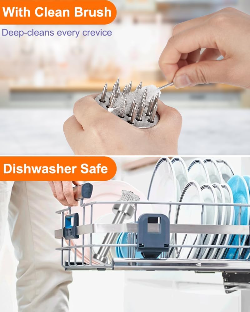 Meat Tenderizer Tool, 304 Stainless Steel Needle Tenderizer