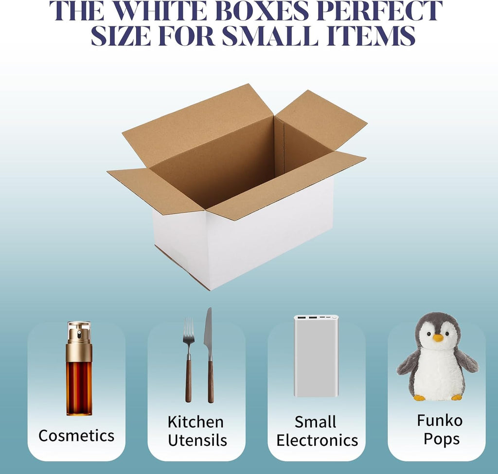 Small Shipping Boxes 10x6x6 Set of 6