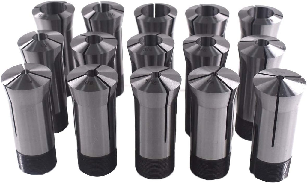 Precision 5C Collet Set, Mill Chuck Holder Hardened T.I.R. 0.0005" Lathe