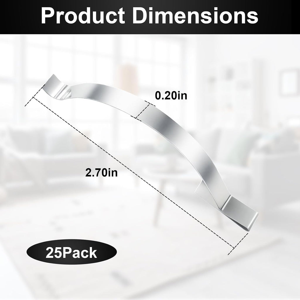 50 Screen Frame Corner 5/16".x 3/4".& 25 Window Screen Tension Spring Clips