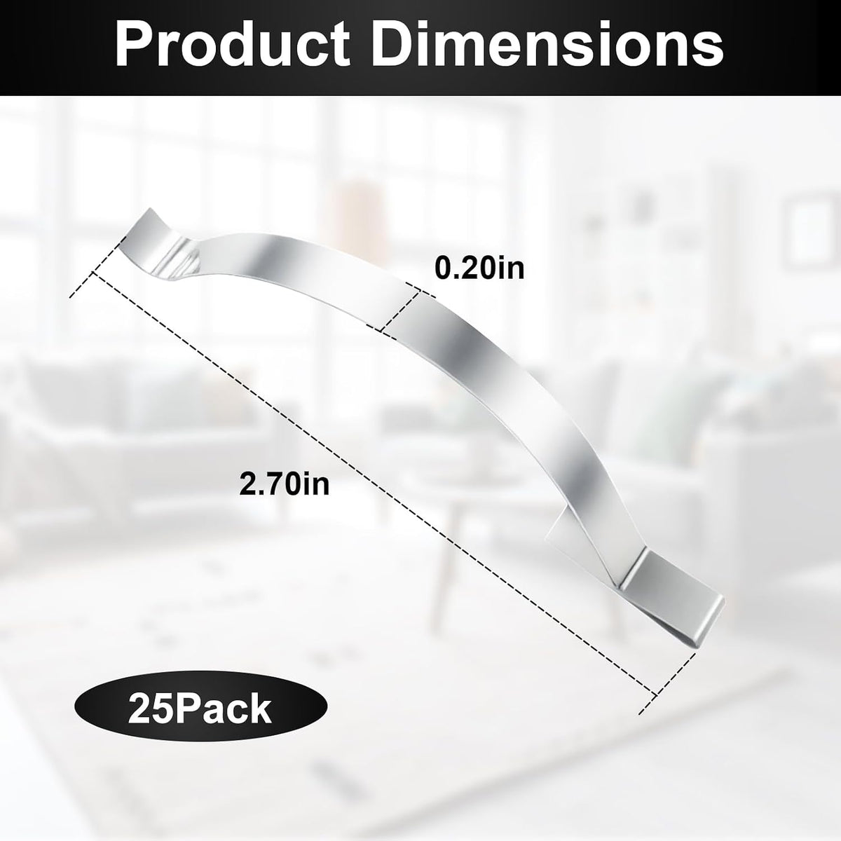 50 Screen Frame Corner 5/16".x 3/4".& 25 Window Screen Tension Spring Clips