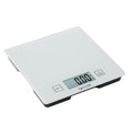Compact Glass Kitchen Food Scale, 11 lb Capacity Digital Scale for Baking, Cooking, Meal Prep, Portion Control, Thin