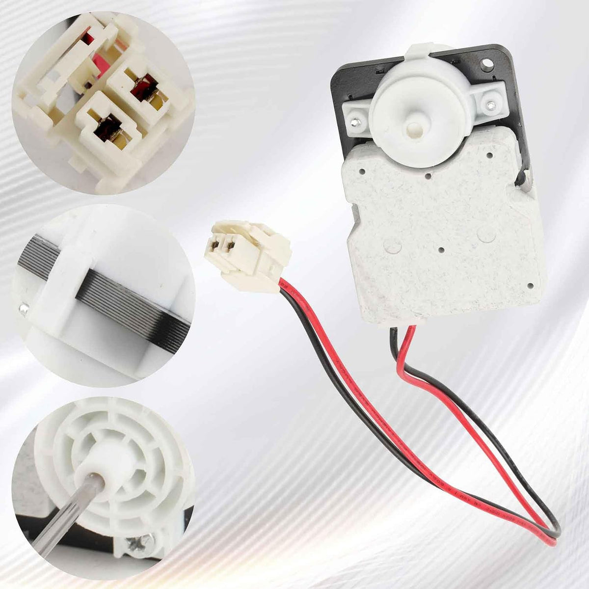 5304530651 Refrigerator Evaporator Fan Motor Assembly Compatible with Electrolux Frigidaire Fridge Replace 242077704 AP7179350 PS16660872 EAP16660872