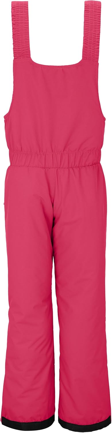 Girls Ski Pants Winter Snow Bibs Kids Insulated Snowboarding Overall | Waterproof 10,000mm,Adjustable straps,Elastic