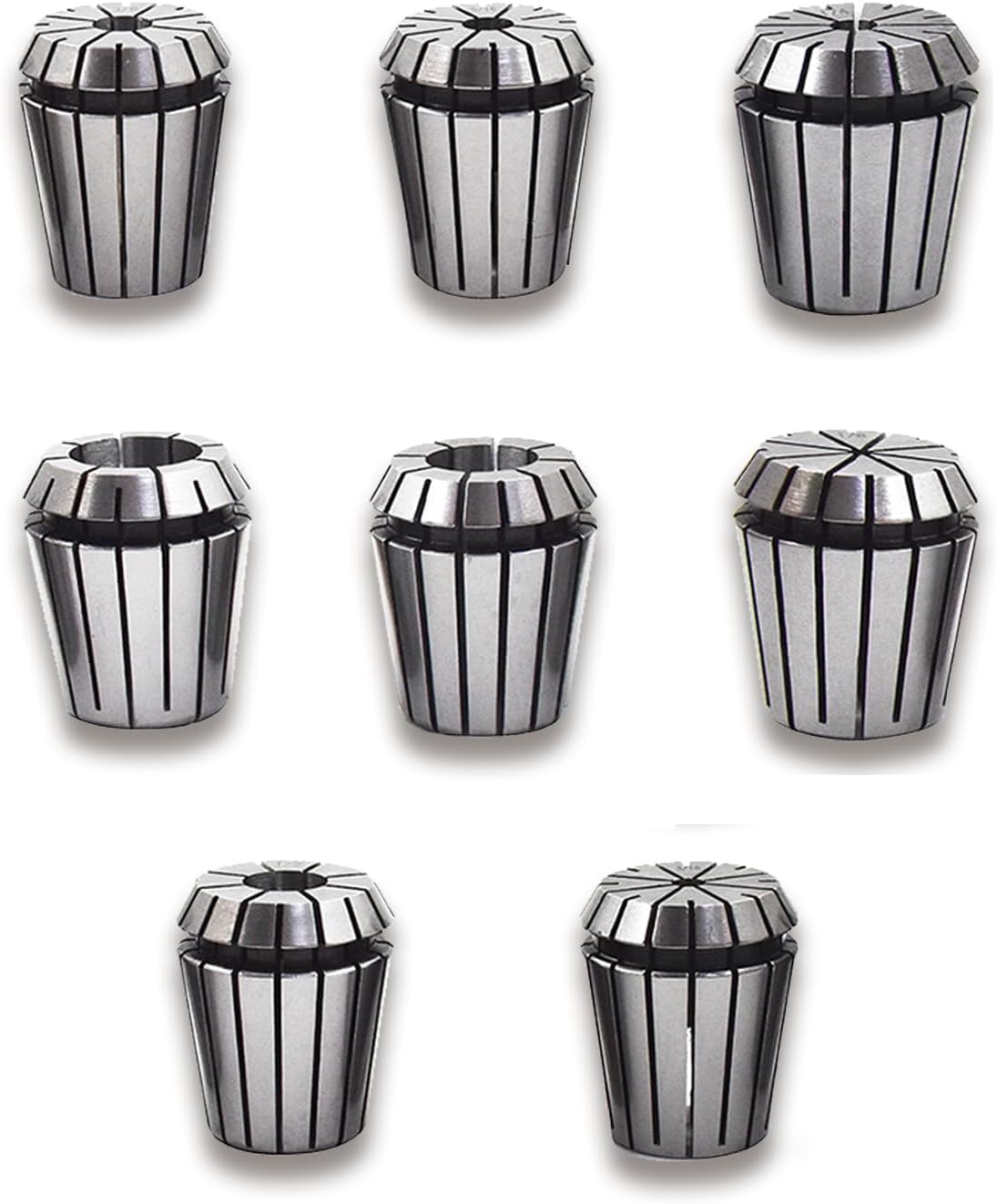 findmall 8Pcs 1/8-3/4 Inch ER32 Collet Set