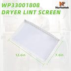 WP33001808 Dryer Lint Screen, for Whirlpool, Maytag, Replaces PS2035632