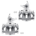 Forlevlaep 2PCS Rear L&R Brake Calipers w/Bracket For Ford Mustang 2005-14
