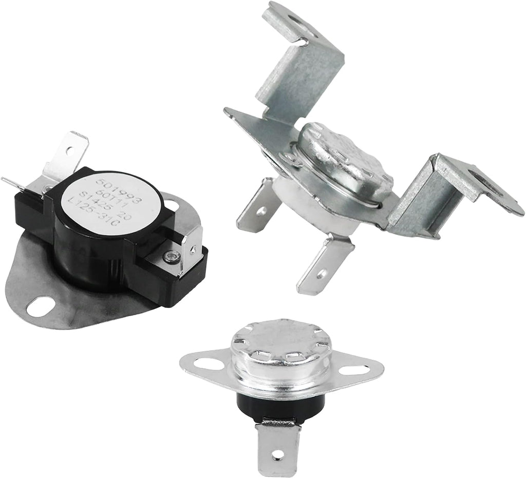Dryer Thermal Fuse, Dryer Thermostat, Blower Thermostat Replacement for LG DLEX8100W DLEX8500V DLEX8500W DLEX9000V