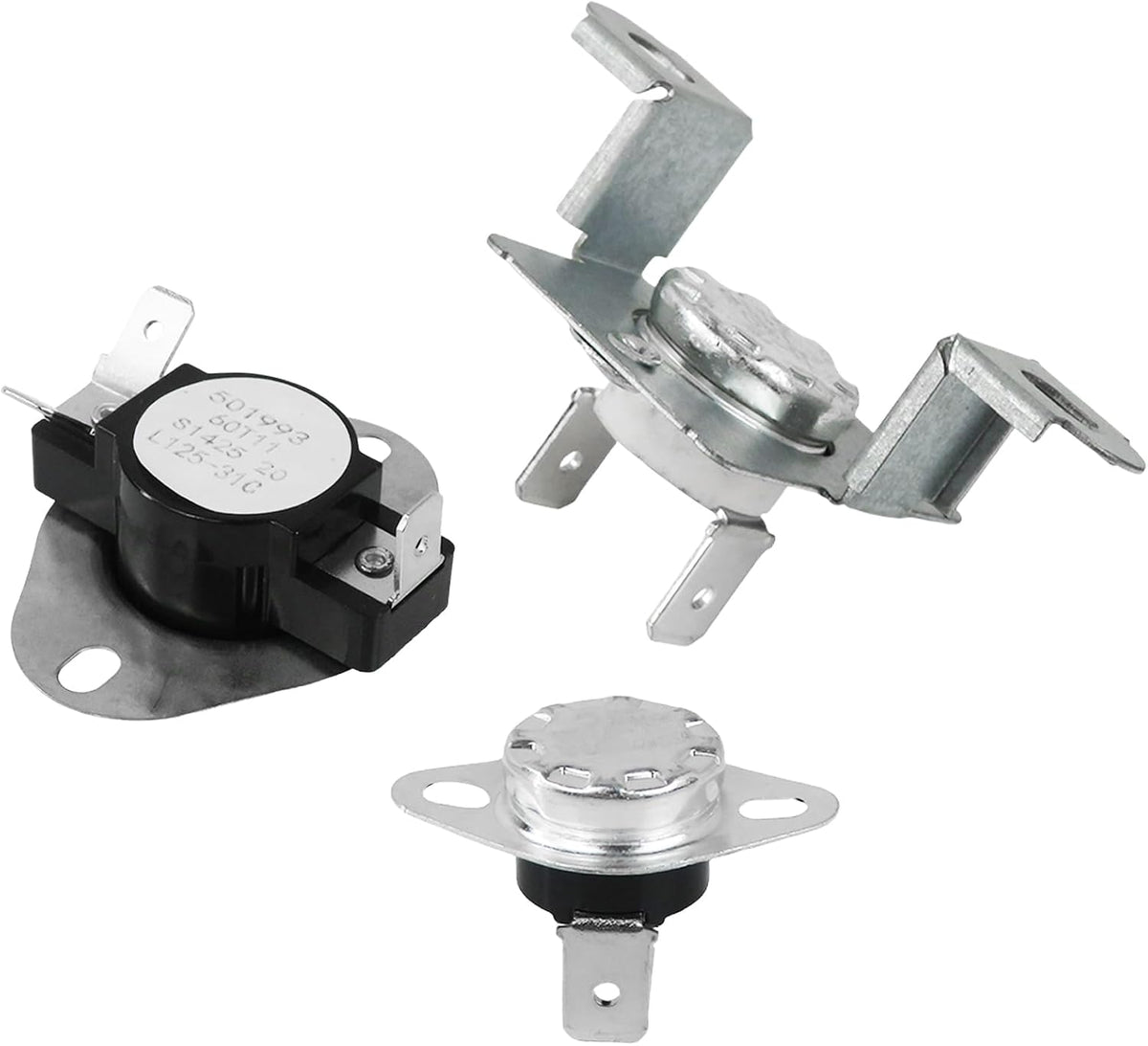 Dryer Thermal Fuse, Dryer Thermostat, Blower Thermostat Replacement for LG DLEX3485W DLEX3550V DLEX3550W DLEX3570V