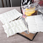 2 x 6 Cell Plastic Shipping Ice Packs, 15.25 in, 100 Count
