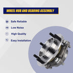KUSATEC 950-001 Front Wheel Bearing and Hub Assembly