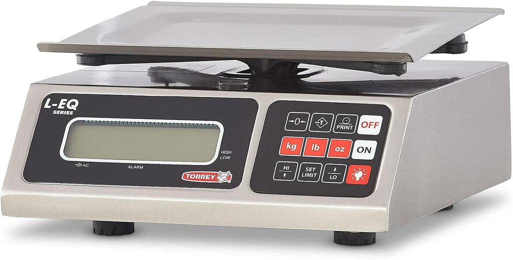 LEQ 5/10 High Precision Digital Portion Control Scale, Stainless Steel Construction, 5 kg/10 lb. Capacity