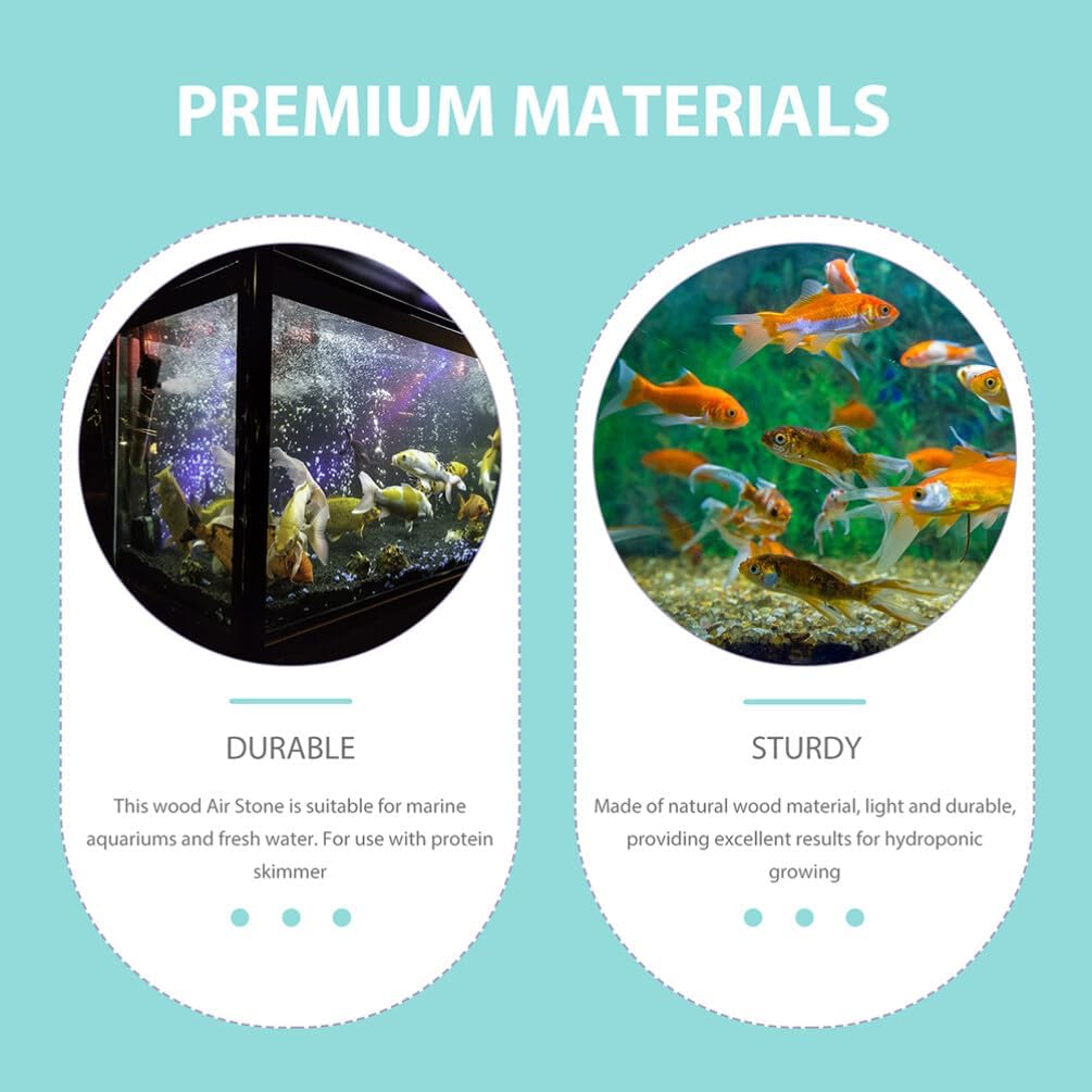 2 Gallon Fish Tank 4 Pcs Protein Skimmer OUL Diffuser Aquarium Decorations Fish Tank Bubble Diffuser Practical Stone