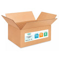 Medium Moving & Shipping Boxes 14 x 10 x 6 inches (5-Pack) - Extra Strength 200 lb vs Regular - Corrugated Strong