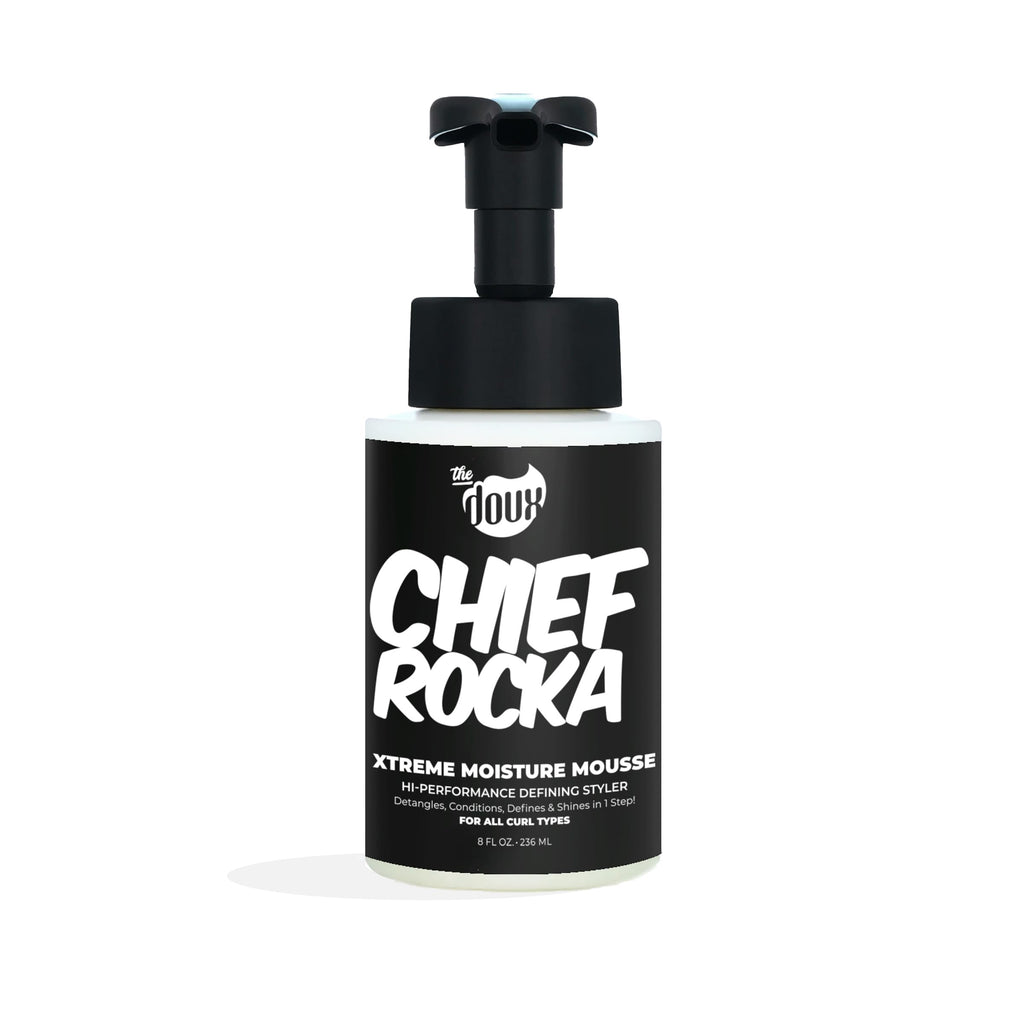 CHIEF ROCKA Xtreme Moisture Mousse, Curl Defining Foam, 8 oz