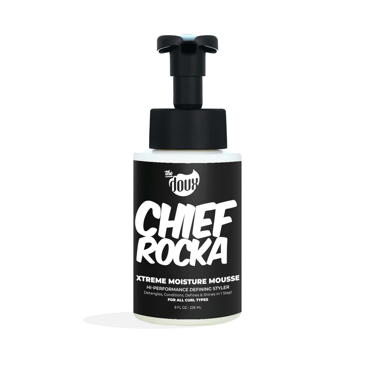 CHIEF ROCKA Xtreme Moisture Mousse, Curl Defining Foam, 8 oz