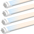 2ft T8 LED Bulbs, 4-Pack, 6 CCT Selectable 3000K-6500K