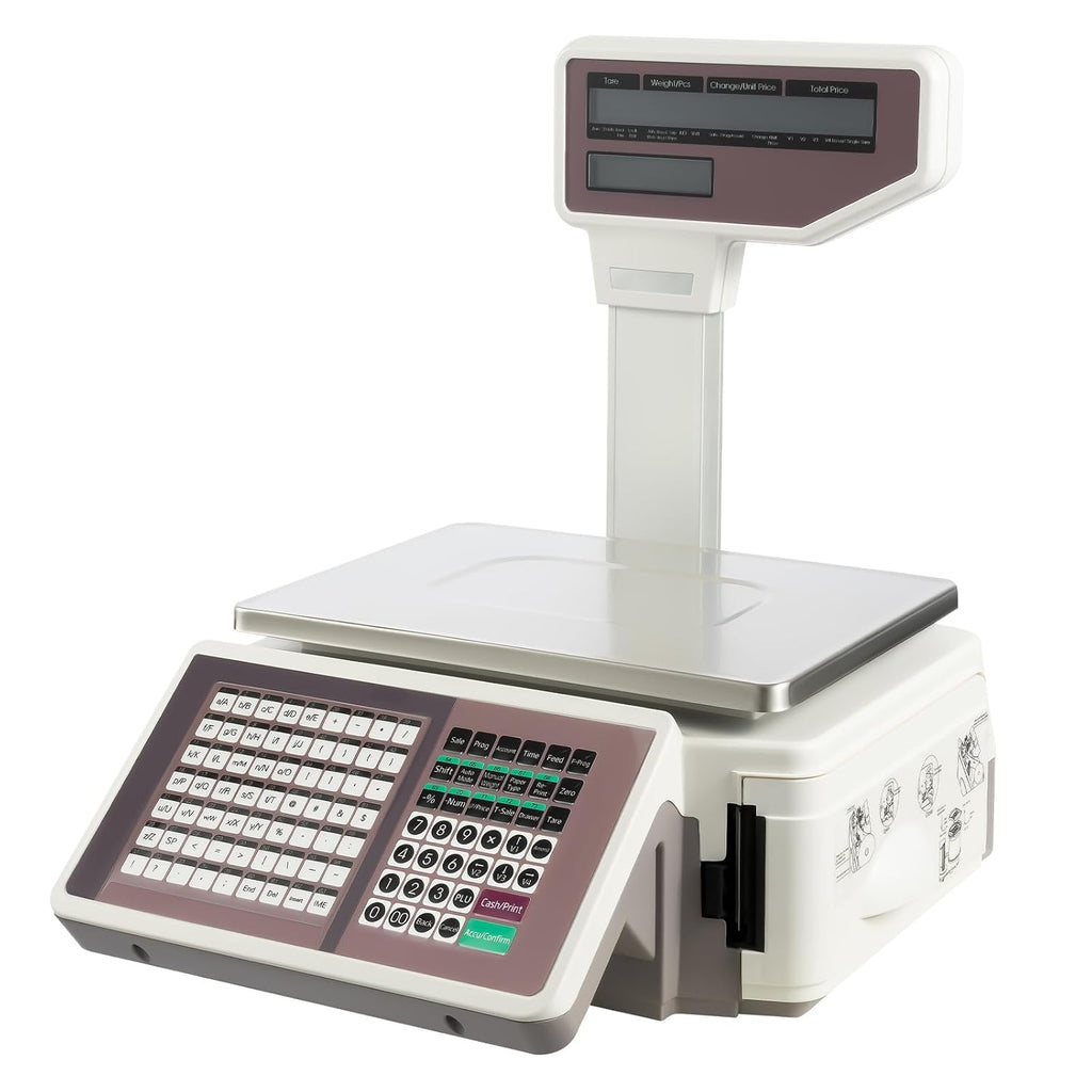 Label Printing Scale 66lb, 110-220V Electronic Price Computing Scale