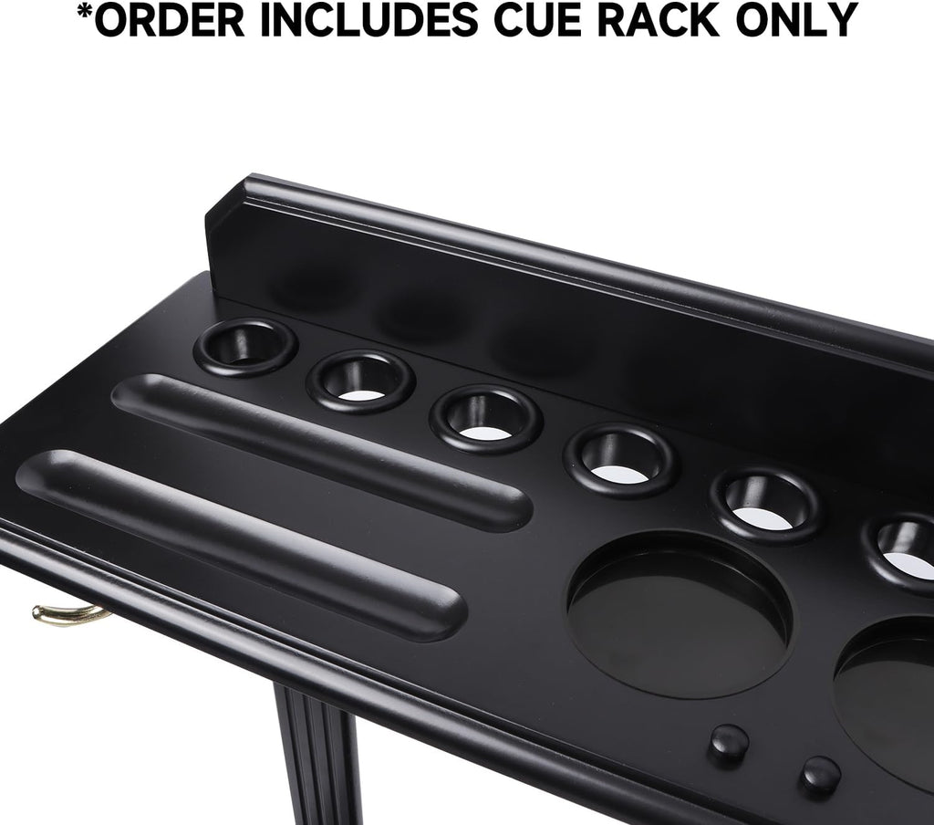 GSE Corner-Style Floor Stand Billiard Pool Cue Racks with Score Counters | Holds Pool Cue Sticks, Full Set of Balls