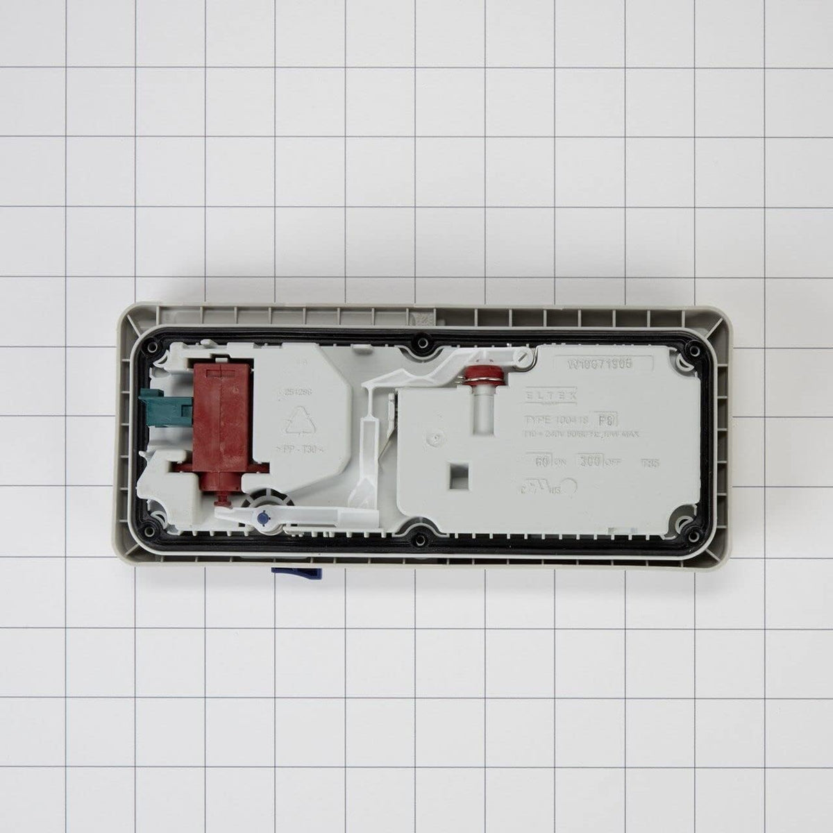 Whirlpool WPW10671905 Genuine OEM Dishwasher Detergent Dispenser Replacement Part - Replaces W10671905