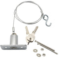 1 PCS Universal Garage Door Emergency Release Lock Kit Silver