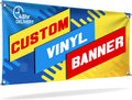 Custom Vinyl Banners & Signs 2'x3' | Large Personalized 13oz Vinyl Backdrop for Parties, Business, Birthday, Back to