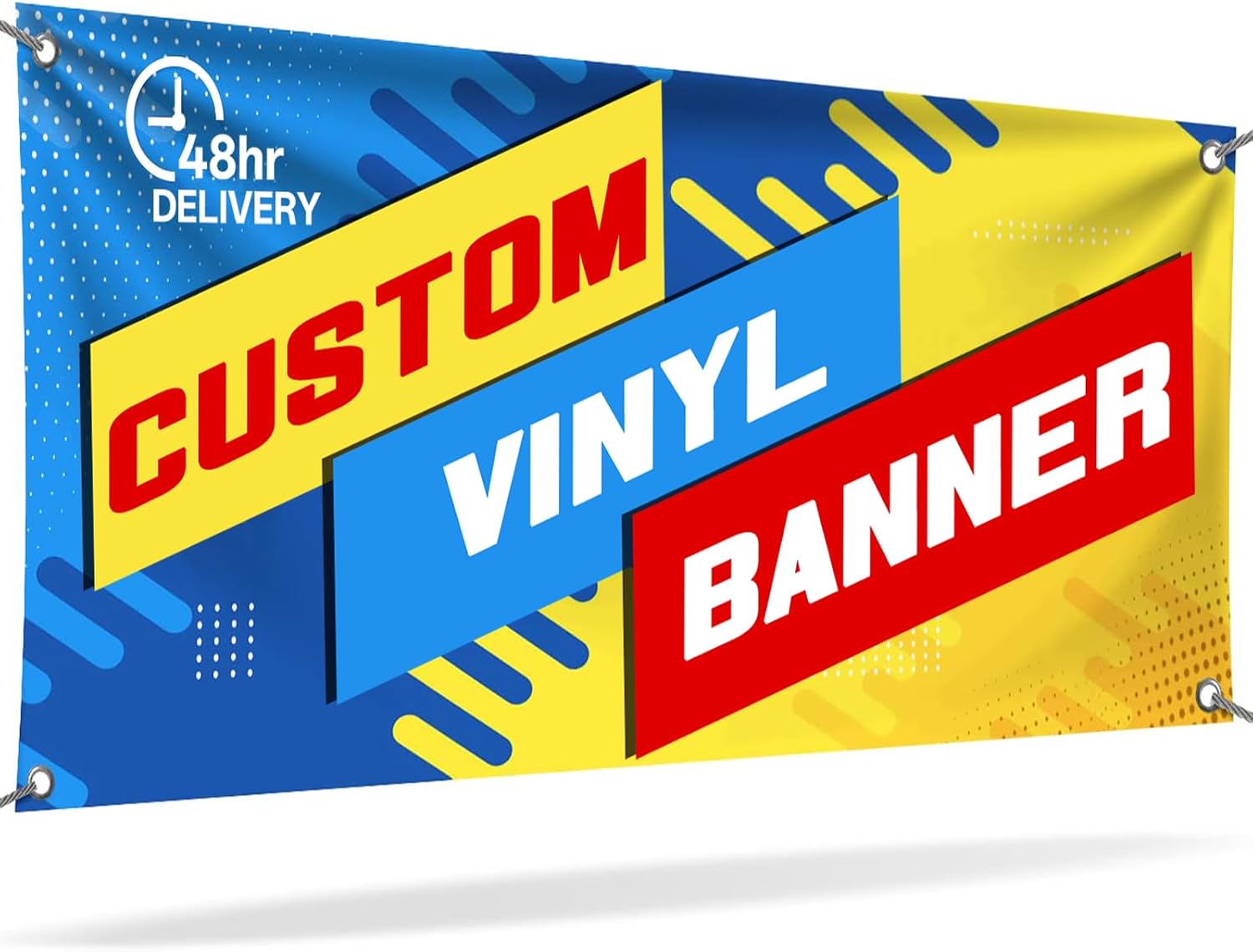 Custom Vinyl Banners & Signs 2'x3' | Large Personalized 13oz Vinyl Backdrop for Parties, Business, Birthday, Back to
