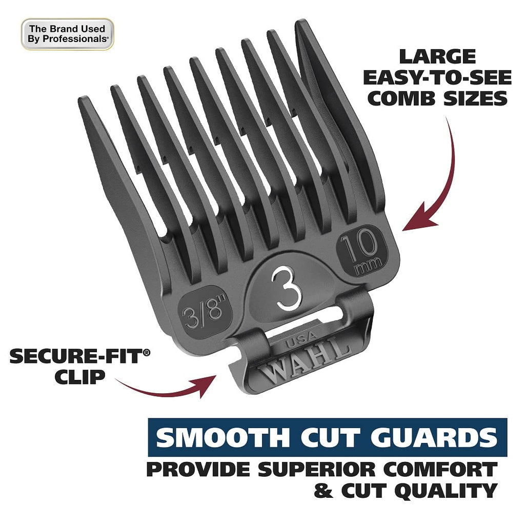USA Chrome Pro Corded Clipper Complete Haircutting Kit for Men | Powerful Hair Clipper For Full Hair Clipping, Beard