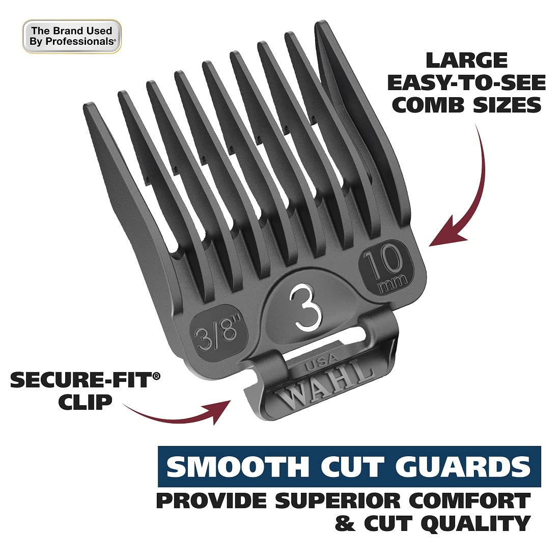 USA Chrome Pro Corded Clipper Complete Haircutting Kit for Men | Powerful Hair Clipper For Full Hair Clipping, Beard