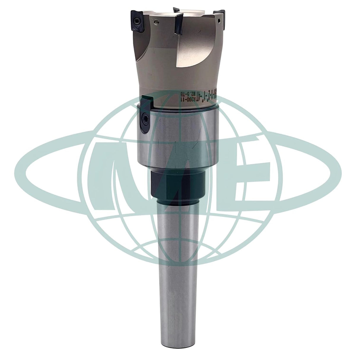 CME 2" 90° Indexable Face Mill w/ MT3 Arbor, R390 Inserts Included, 4 Flutes