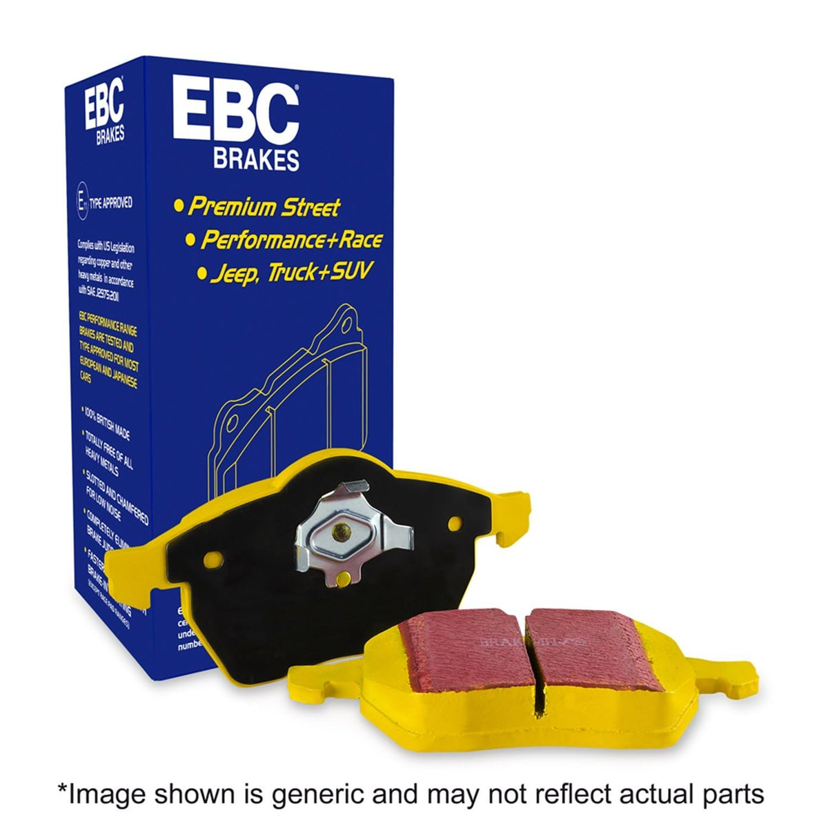 EBC Brakes - EBC Yellowstuff Pads (DP43141R)