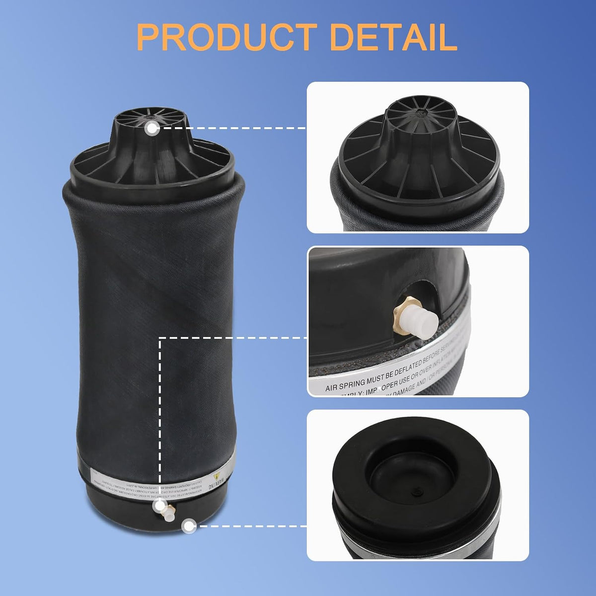 Rear Air Suspension Spring Bag Compatible with 2011-15 Jeep Grand Cherokee