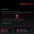 A-Premium Rear Shock Absorbers Compatible with Nissan