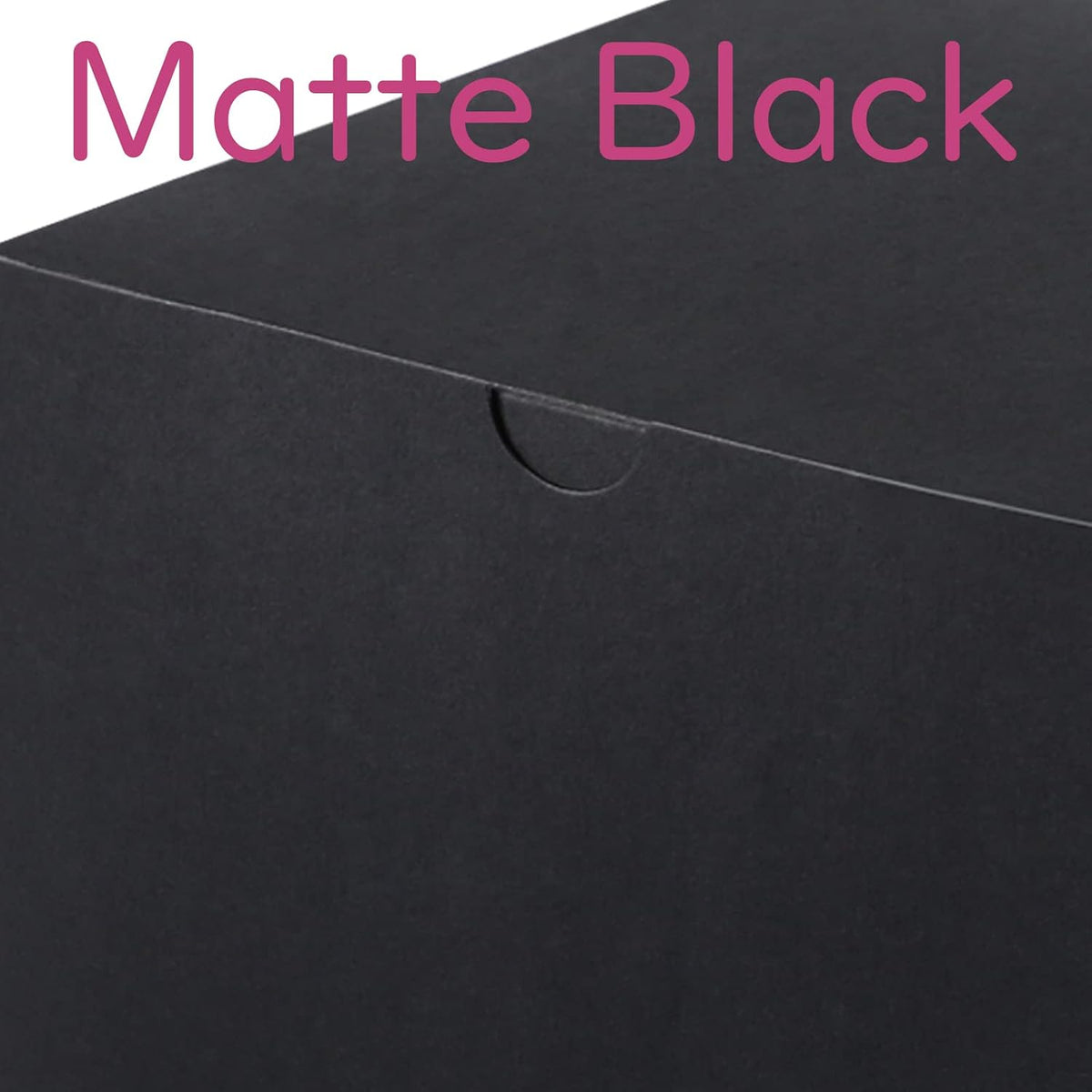 25 Small Gift Boxes 2x2x2 Inches, Matte Black Gift Boxes Bulks