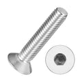 Kozelo 5Pcs[M4-0.7x100] Flat Head Socket Cap Screw Countersunk Bolt