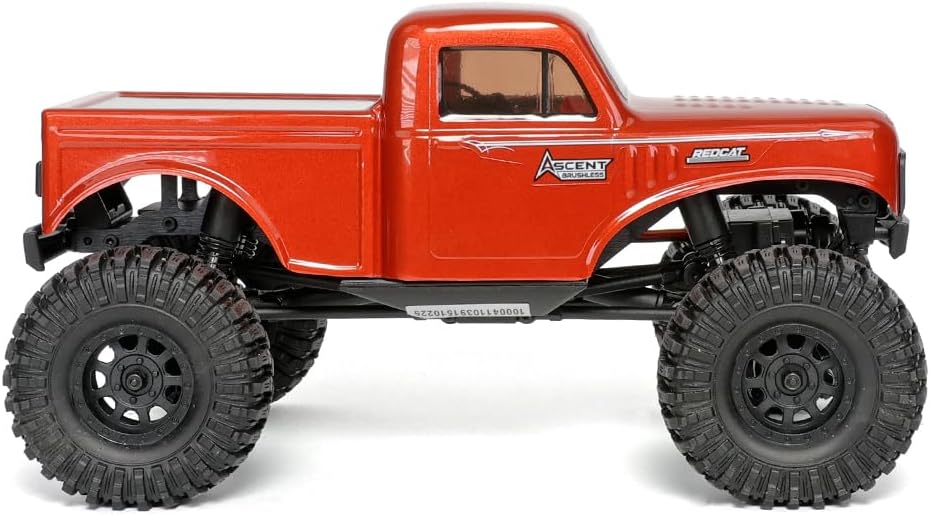 Ascent 18 Brushless RC Rock Crawler – 4WD 1/18 RC Crawler with Portal Axles, High Steer Geometry, Waterproof ESC