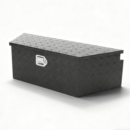 39 inch Trailer Tongue Box,Aluminum Trailer Tool Box for Storage,Trailer Box w/Lock and Keys,Heavy Duty Waterproof