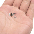 Ximimark 681ZZ (1x3x1 mm) Miniature Metal Shield Ball Bearings Wheel Roller Deep Groove Ball Bearing 10Pcs