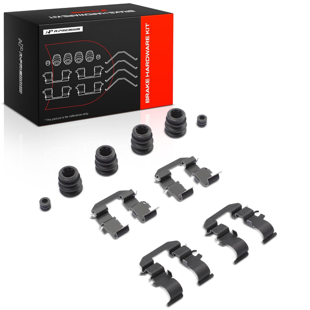 A-Premium Rear Side Disc Brake Hardware Kit Compatible with Hyundai Models