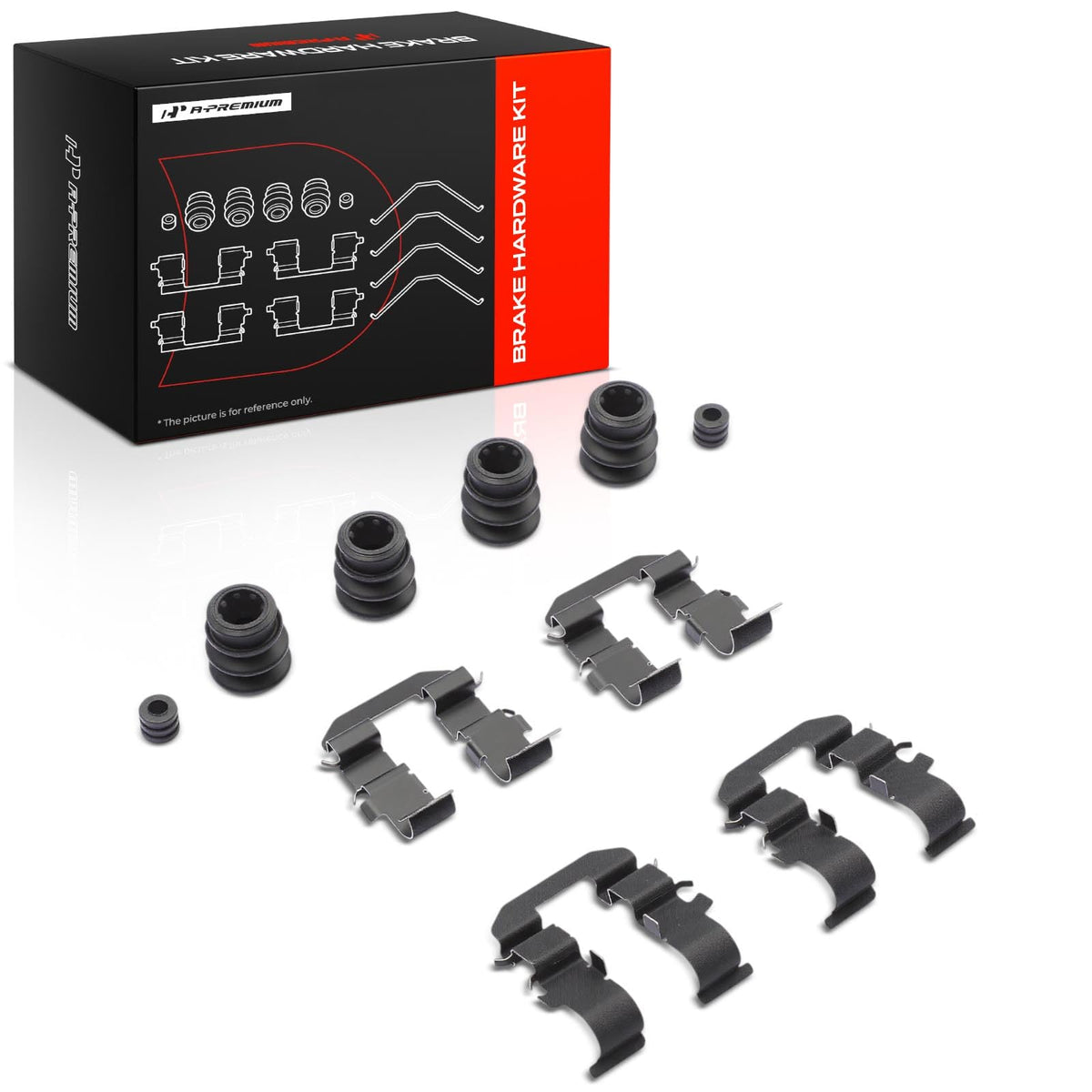 A-Premium Rear Side Disc Brake Hardware Kit Compatible with Hyundai Models