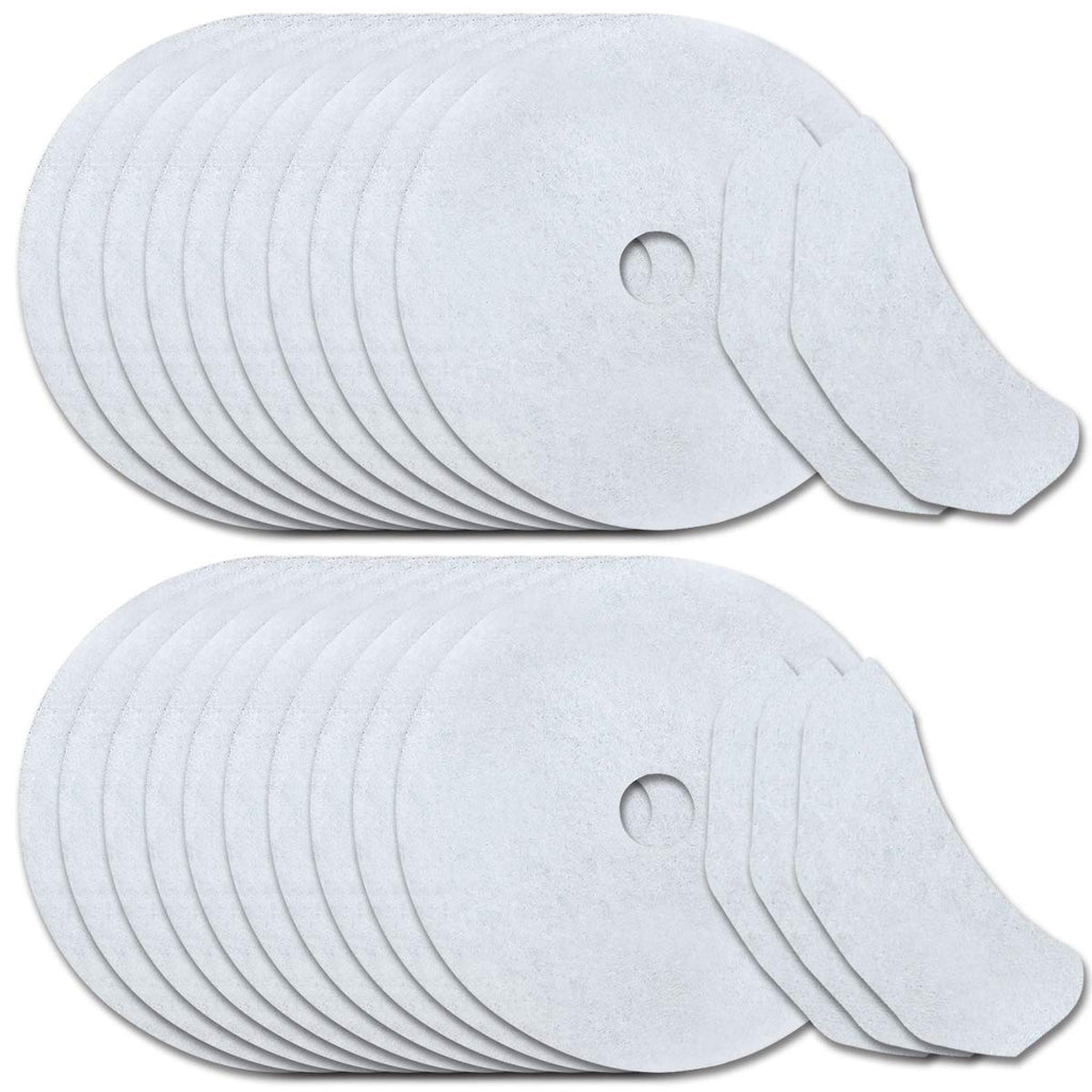 Imncya 20 Pcs Compatible Dryer Filter Replacement Set, White