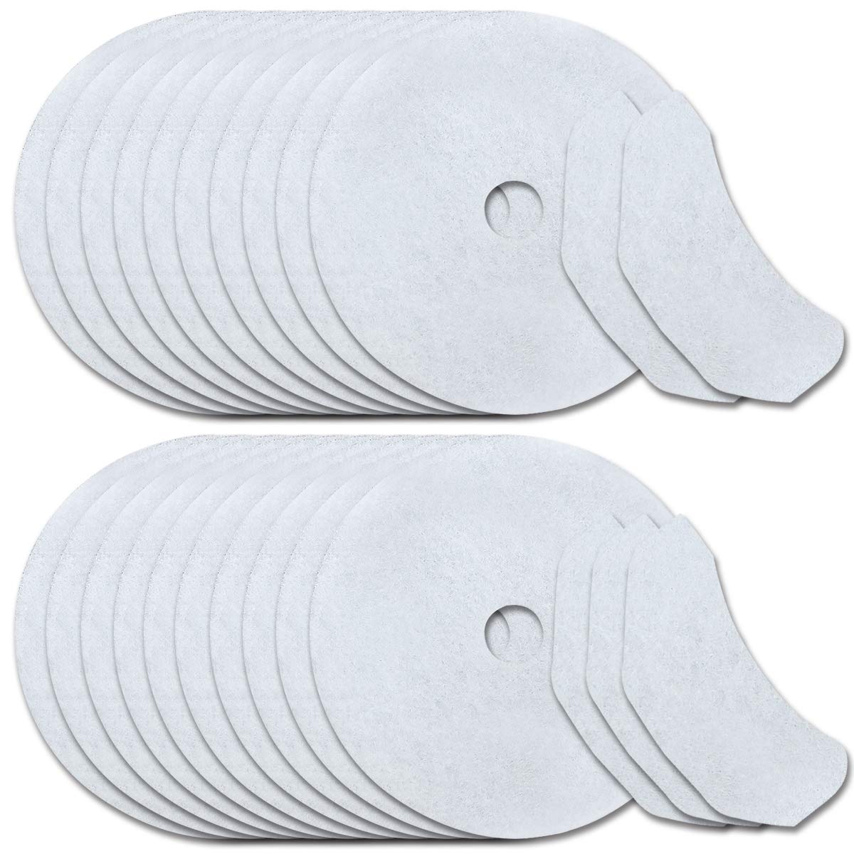 Imncya 20 Pcs Compatible Dryer Filter Replacement Set, White