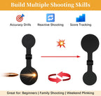 3-in-1 Adjustable Shooting Target Stand – 68'' Height, Base Width Adjustable 17'' to 32'', with Rotating Target
