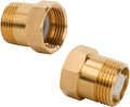 2Pcs One Way Brass Check Valve Non Return 1" Female to 1" Male Thread Backflow Preventer Check Valve