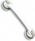 Changing Lifestyles Suction Cup Grab Bars For Bathtubs & Showers; Safety Bathroom Assist Handle, White & Grey, 16 Inches