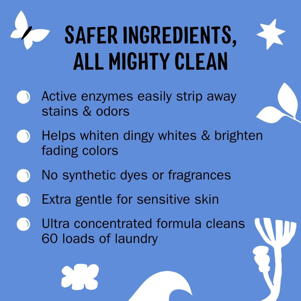 Super Powder Detergent | Extra Strength Laundry Soap, Stain Fighting | Sensitive Skin | Simple, Effective Ingredients