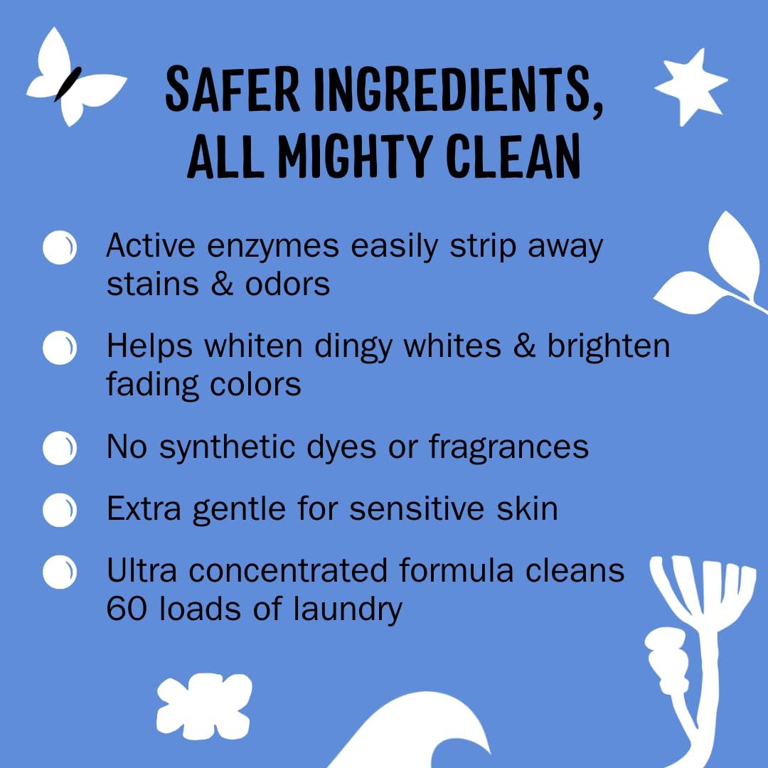 Super Powder Detergent | Extra Strength Laundry Soap, Stain Fighting | Sensitive Skin | Simple, Effective Ingredients