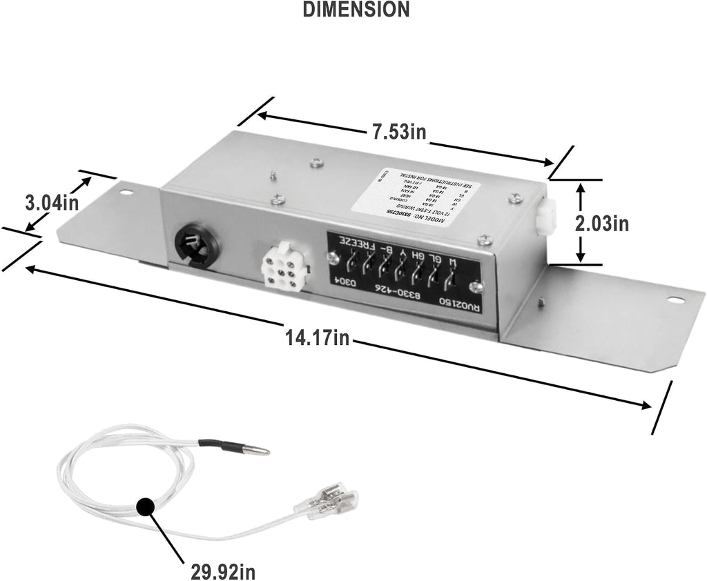 Updated 9330C755 RV Air Conditioner Control Box Kit, Heat Ready AC Cool Control, Compatible with Coleman Mach 15 RV Air Conditioner Units with a Heat Strip