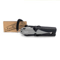 Modern Box Cutter, auto Retract, Blade Vanishing Technology, Extra Tape Cutter at Back, Dual Side Edge Guide, 3 Blade